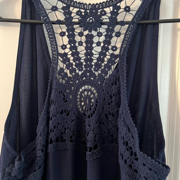 Elegant Navy Maxi Dress - Picture 7 of 8